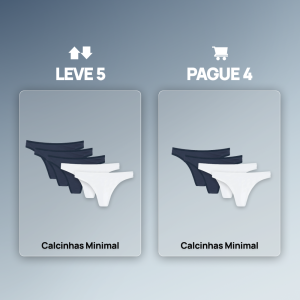 Calcinha Fio Minimal - Leve 5 Pague 4
